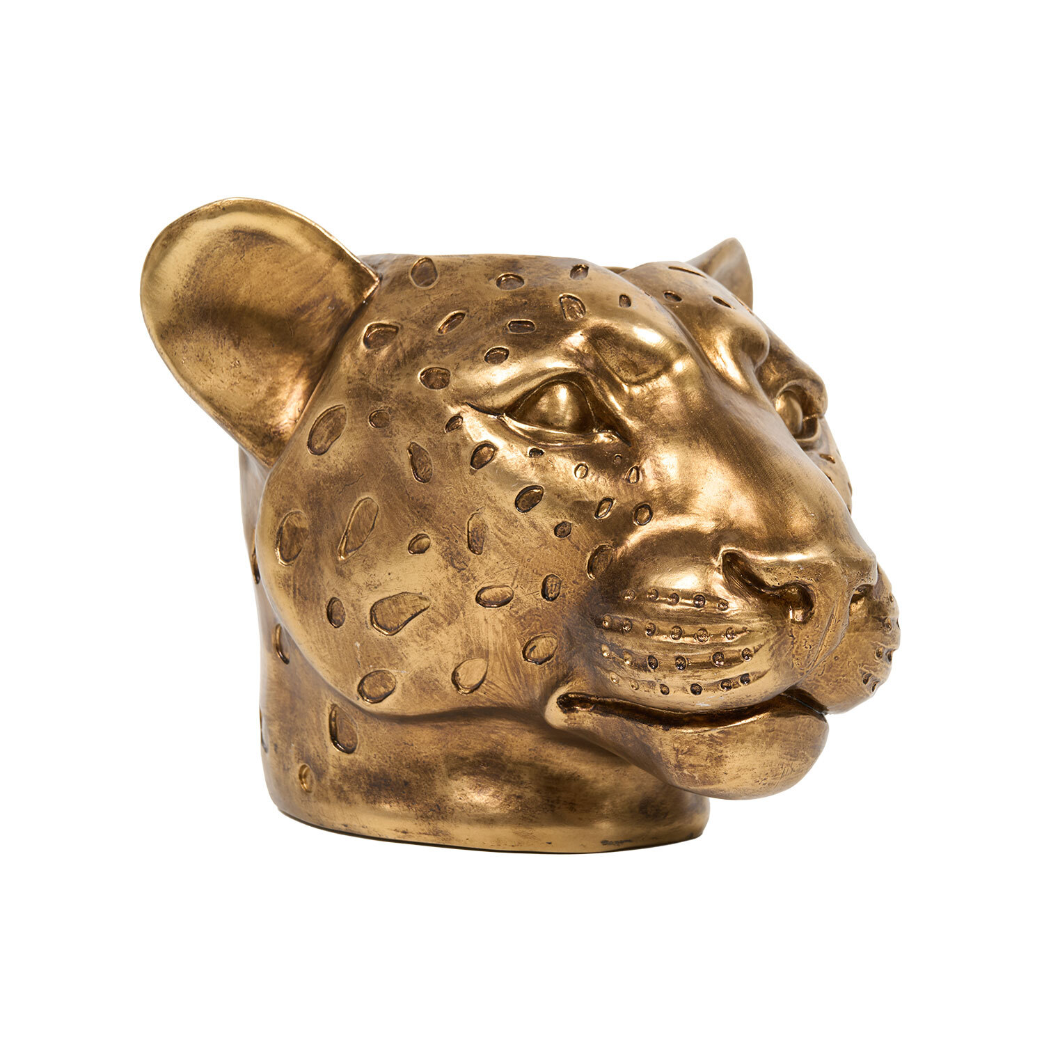 Gold Leopard Candle Holder Image 2