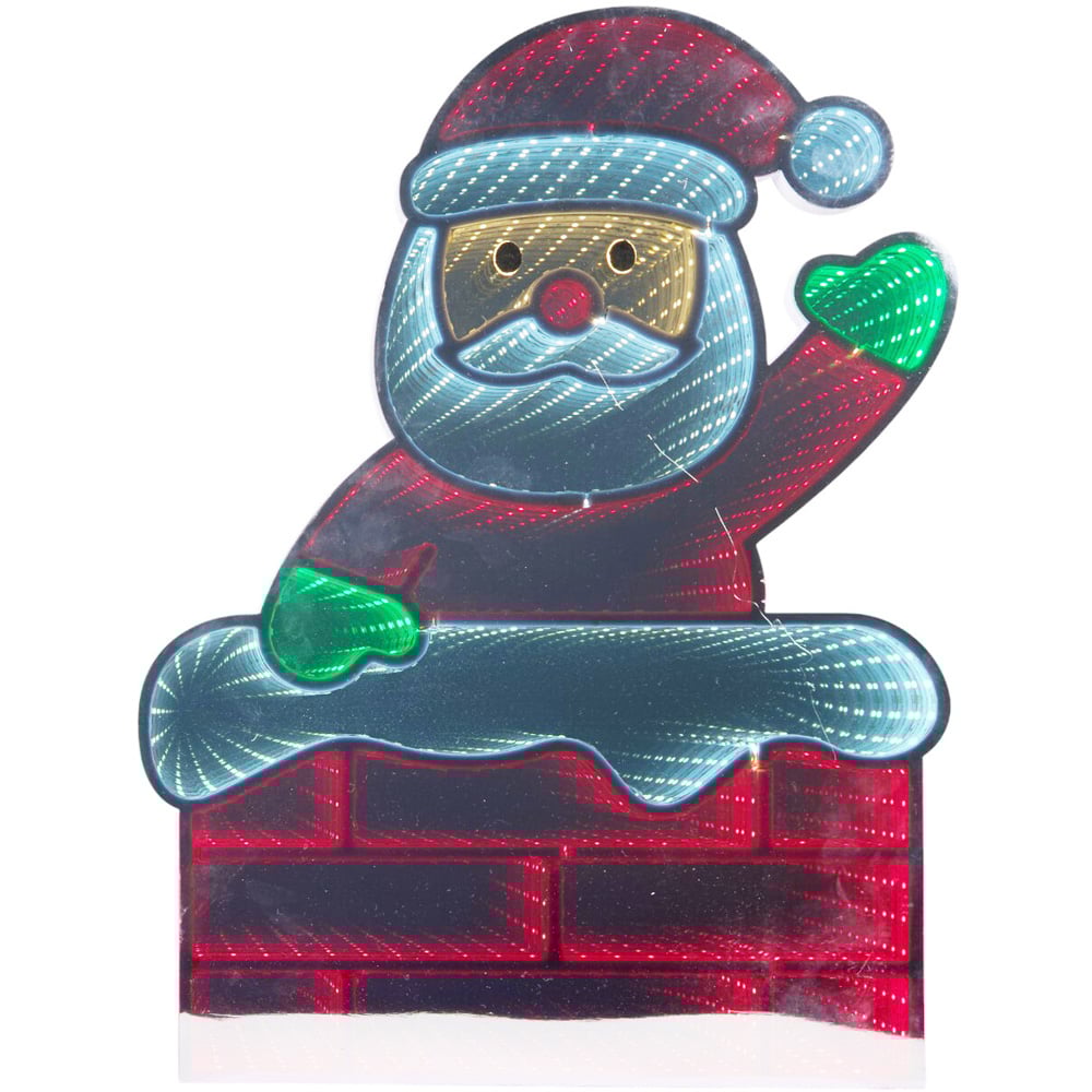 Standing Santa Infinity LightMulticolour Image 2