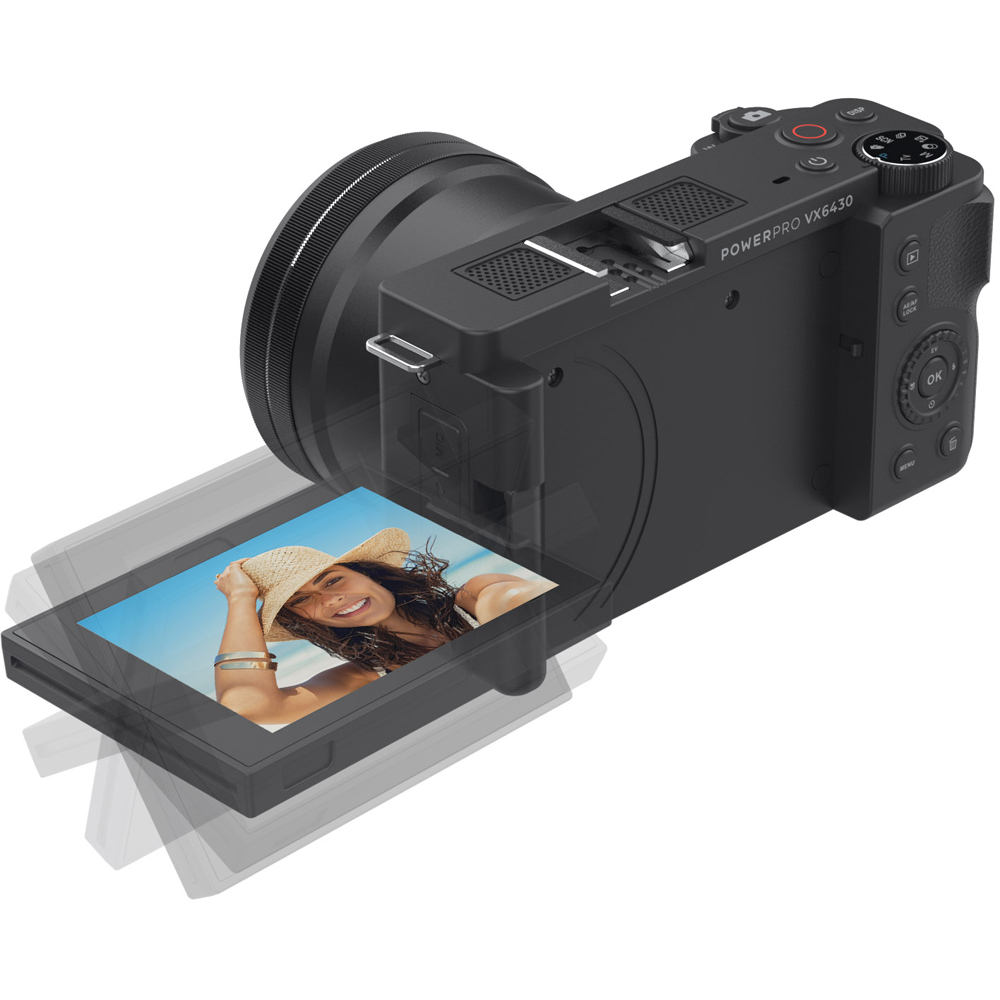 Easypix PowerPro VX6430 Flip Screen Bridge Camera Image 5
