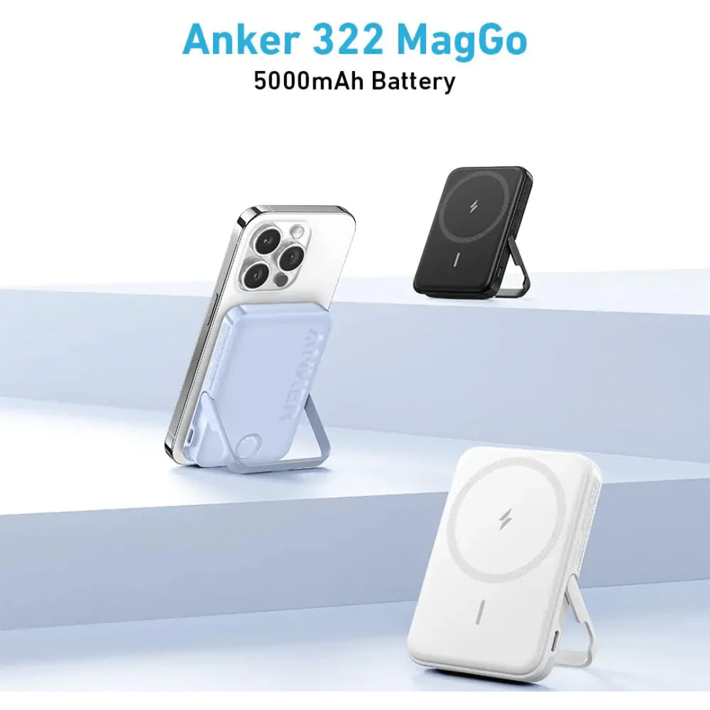 Anker MagGo Black Power Bank 7.5W 5000mAh Image 3