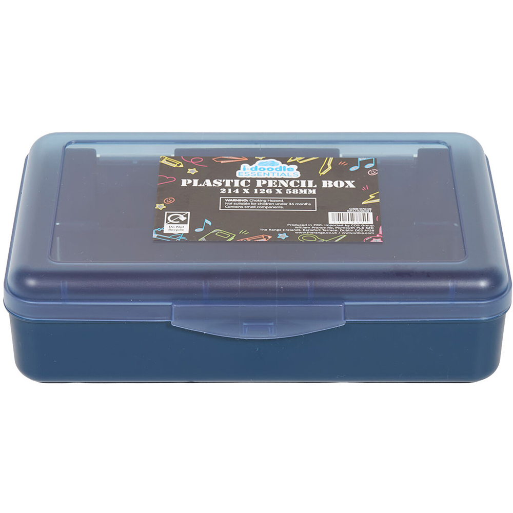 Rectangular Plastic Pencil Box Image 4