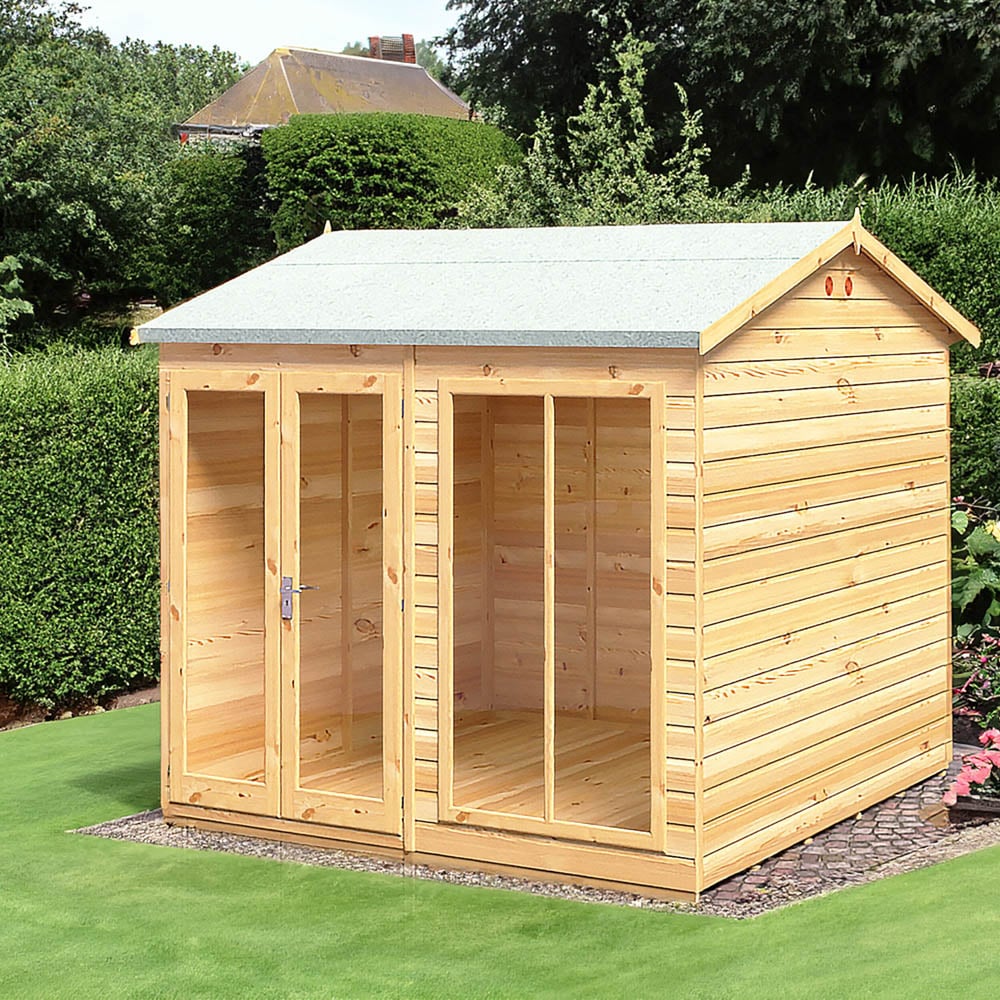 Shire Mayfield 8 x 8ft Double Door Traditional Summerhouse Image 2