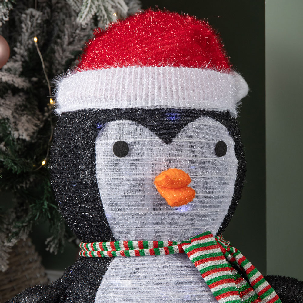 Samuel Alexander 45 Cool White LED Light Up Pop up Penguin Christmas Decoration 72cm Image 4
