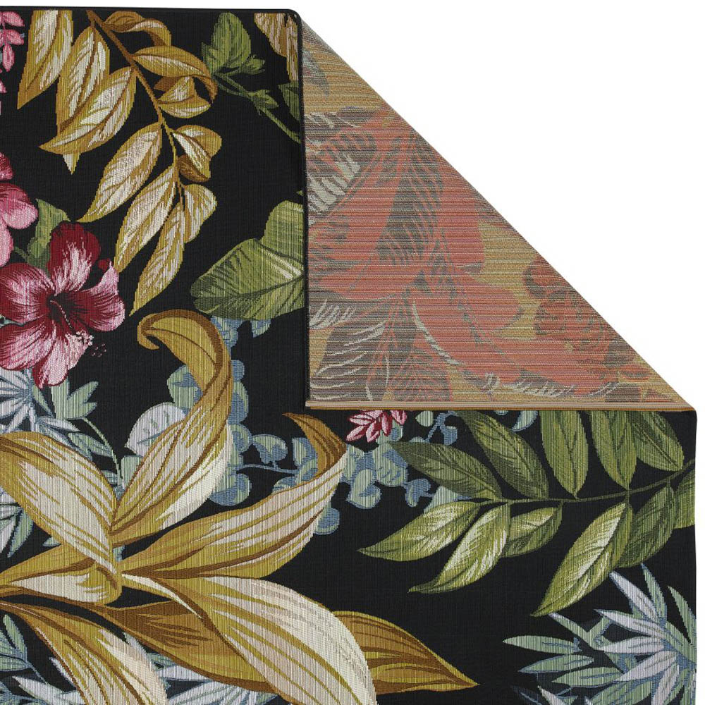 Homemaker Tropicana Black Rug 120 x 170cm Image 3