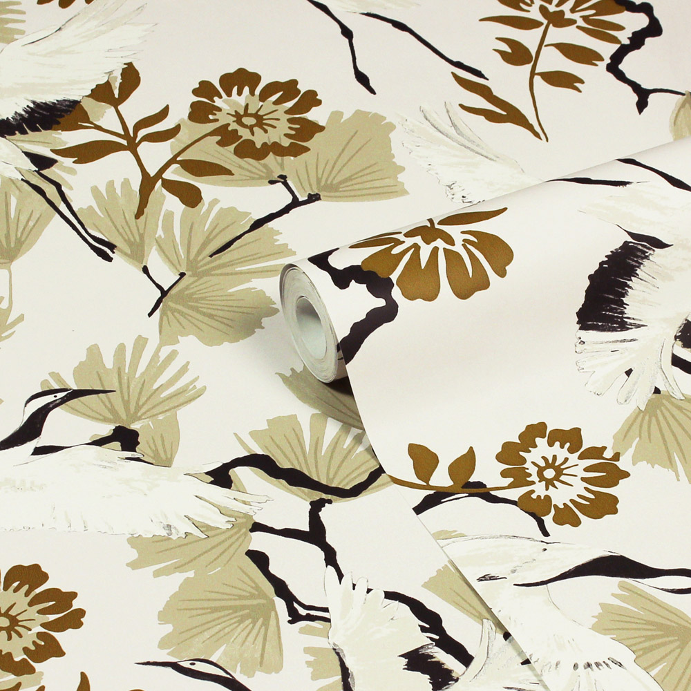 furn. Demoiselle Tropical Natural Matte Wallpaper Image 2