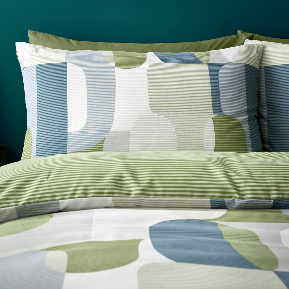 Abstract Geo Bedding Set Double Image 2