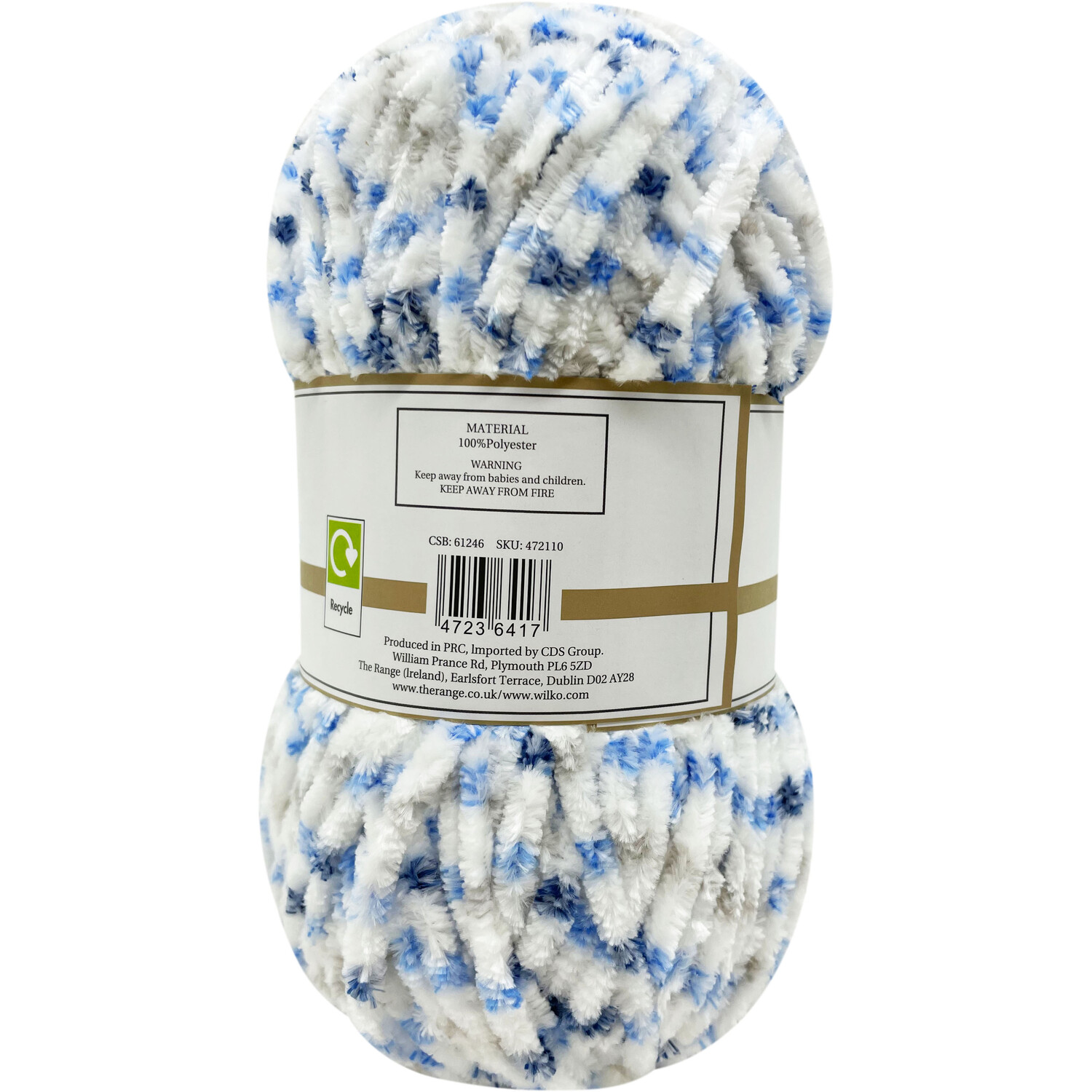 Multi Colour Chenille Yarn Image 3