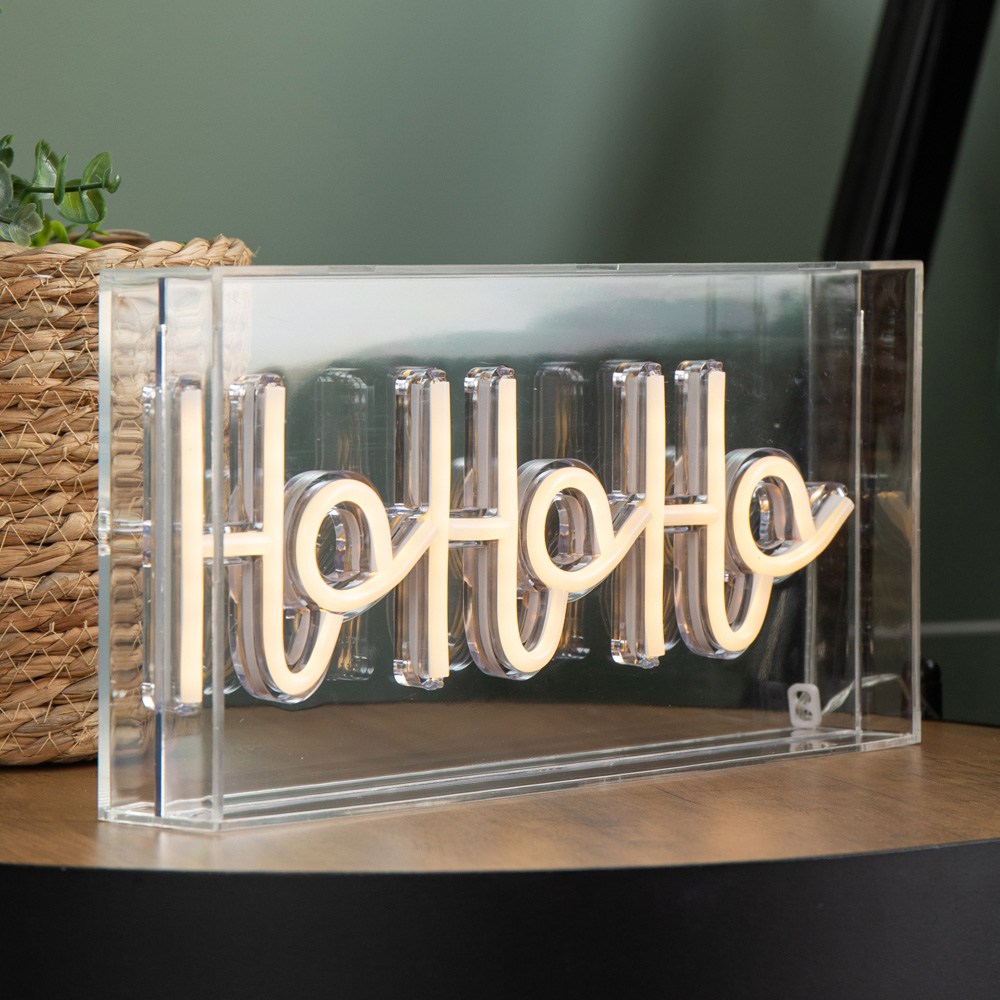 Samuel Alexander Warm White LED Neon Flex Ho Ho Ho Christmas Decoration 30cm Image 5