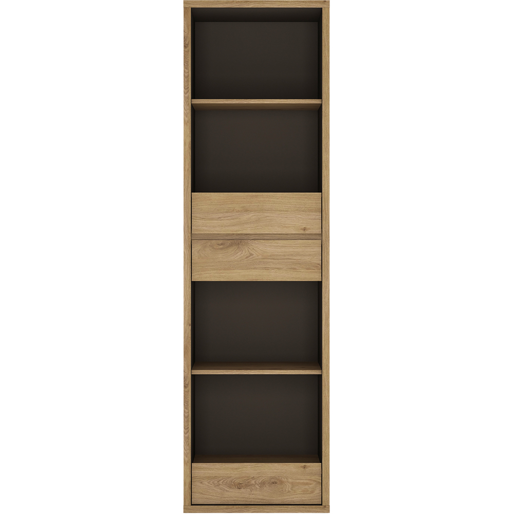 Florence Shetland 3 Drawer 4 Shelf Narrow Bookcase Image 3