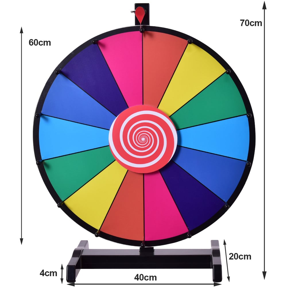 Costway Tabletop Spinning Prize Wheel 60cm Image 9