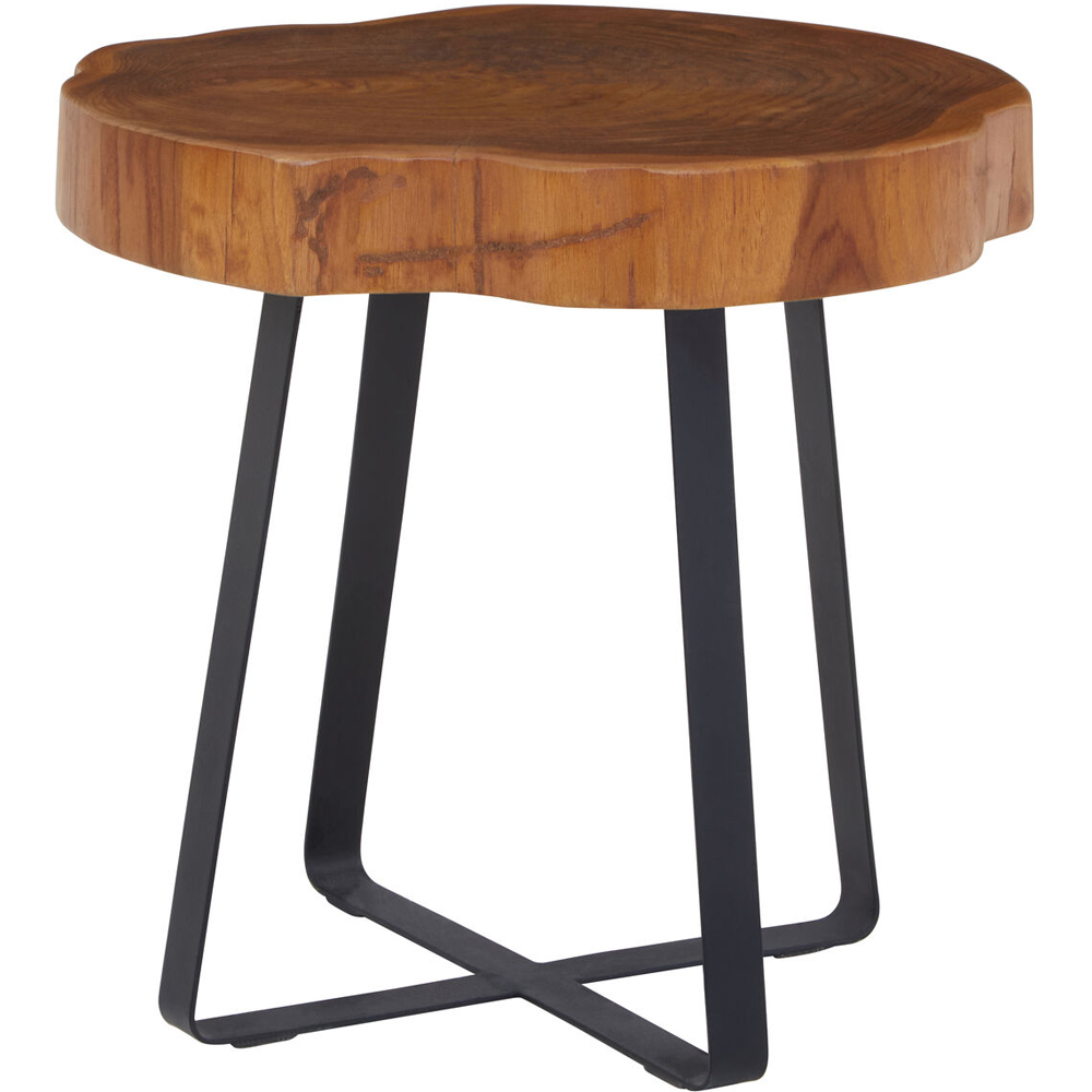 Premier Housewares Manado Wooden Side Table Image 2
