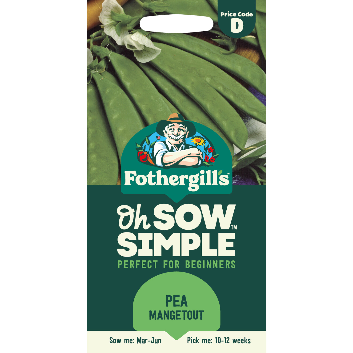 Pea Mangetout Seeds Image 1