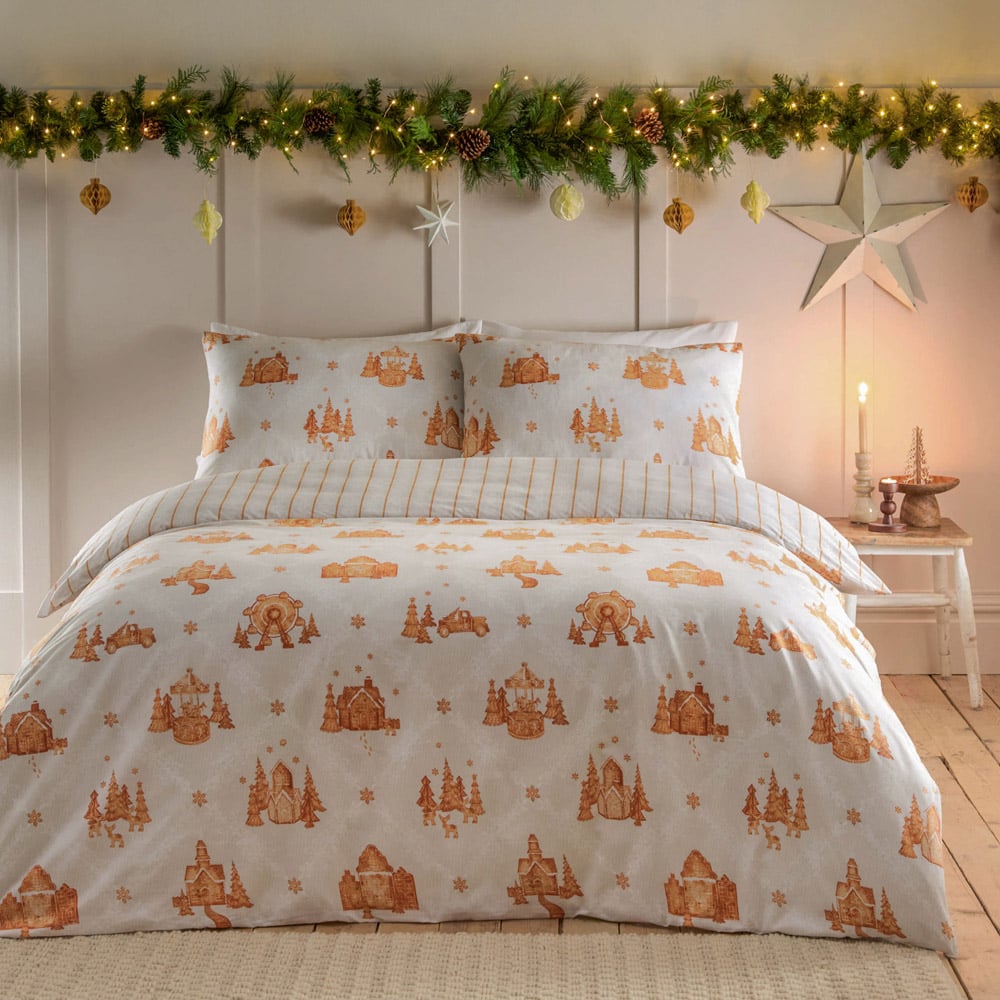 furn. Gretel King Size Cloud Dust Duvet Set Image 1