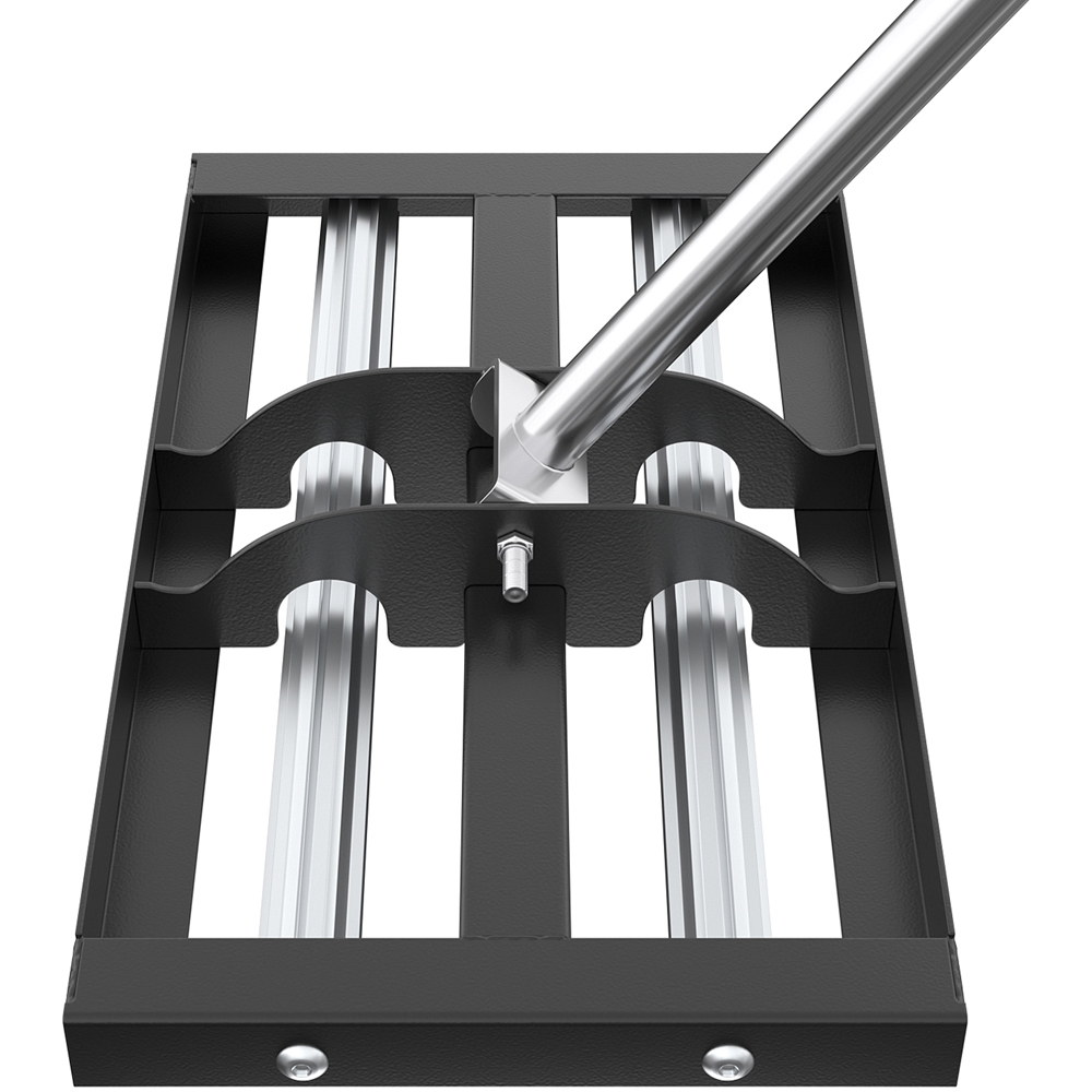 Living and Home Aluminium Alloy Roller Lawn Levelling Rake 43 x 25cm Image 4