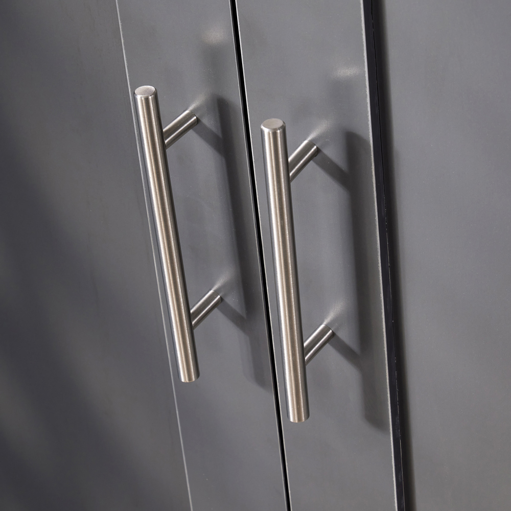 Home Source Camden 3 Door Graphite Grey Bedroom Wardrobe Image 6