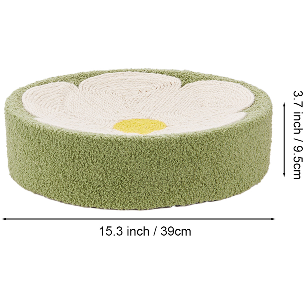 H&O Direct Lounger Design Curved Sisal Cat Scratching Pad Image 6