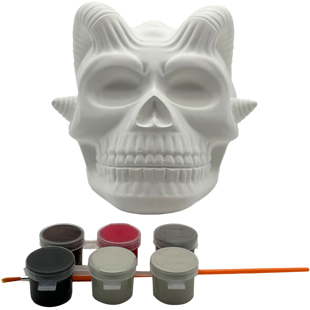 Paint Your Own Halloween Devil Skull Kit Image 3