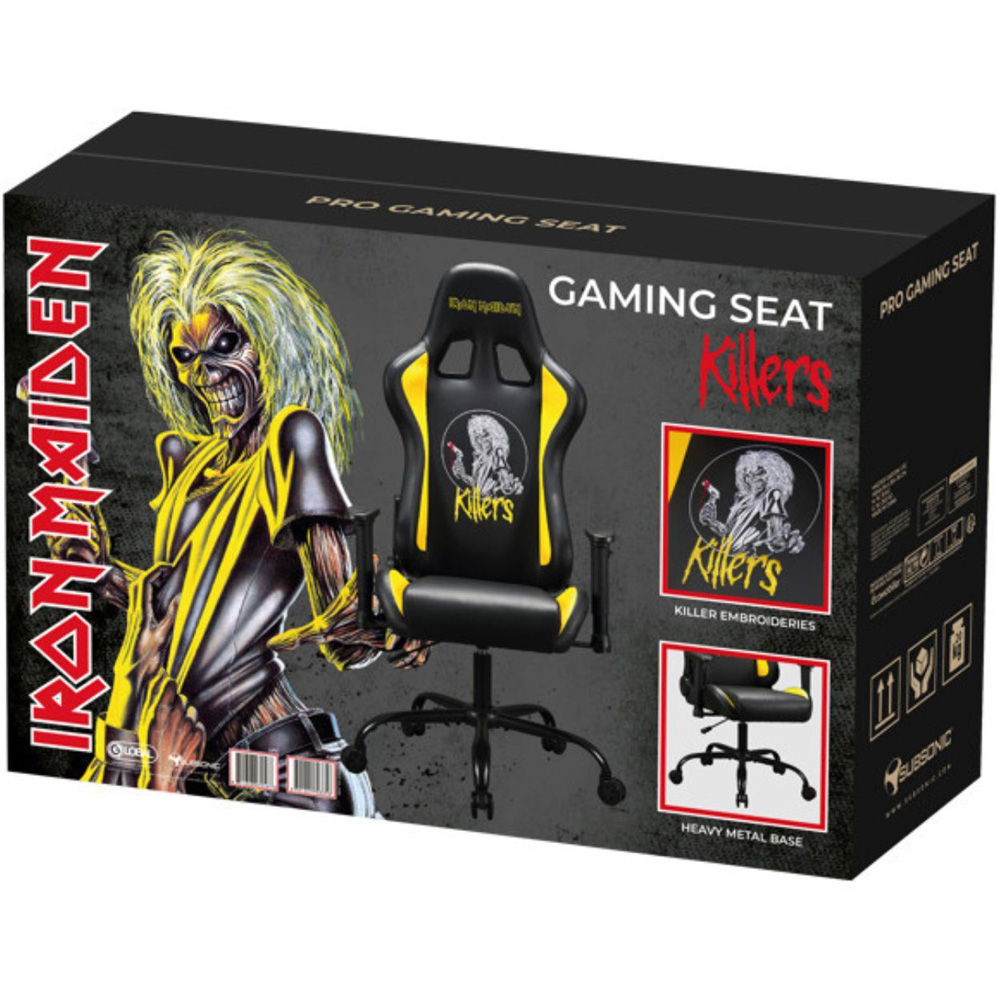 Subsonic Iron Maiden Killers Pro Gaming Chair Image 9