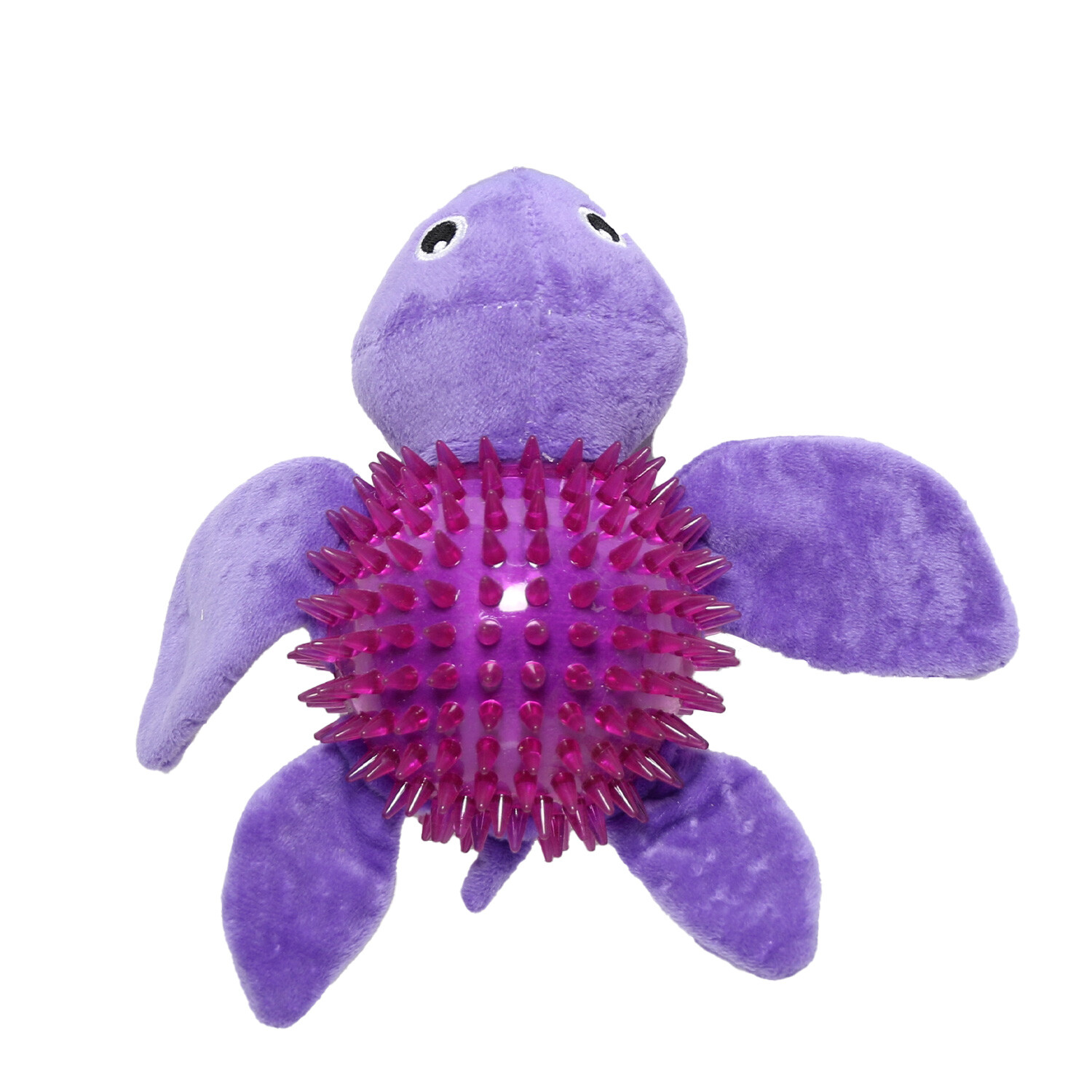Spikey TPR Turtle Dog Toy Image 2