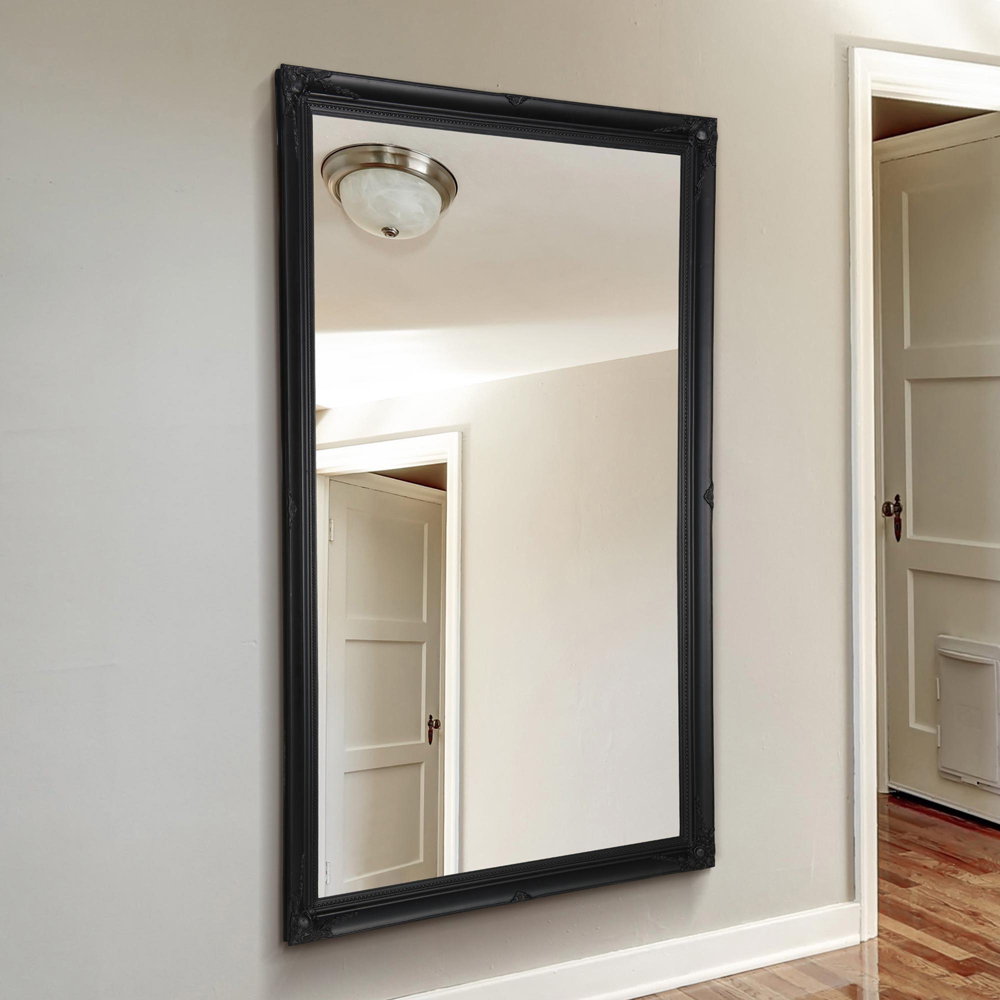 MirrorOutlet Hamilton Black Shabby Chic Wall Mirror 168 x 107cm Image 6