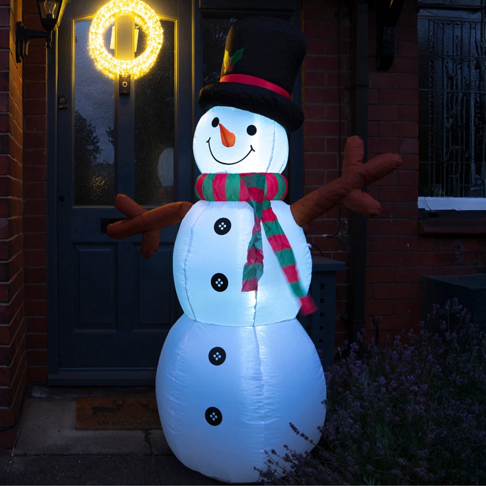 St Helens Inflatable Snowman Christmas Decoration 180cm Image 1