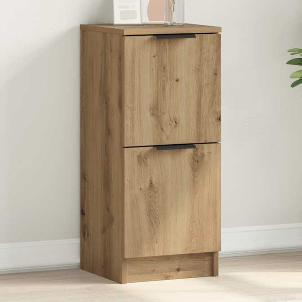 vidaXL 2 Door Artisan Oak Sideboard Image 1