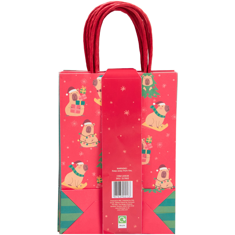 Pack of 10 Christmas Capybara Party Bags Image 3