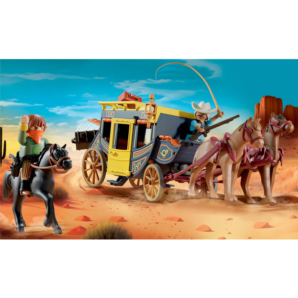 Playmobil Wild West Stagecoach Playset Image 5