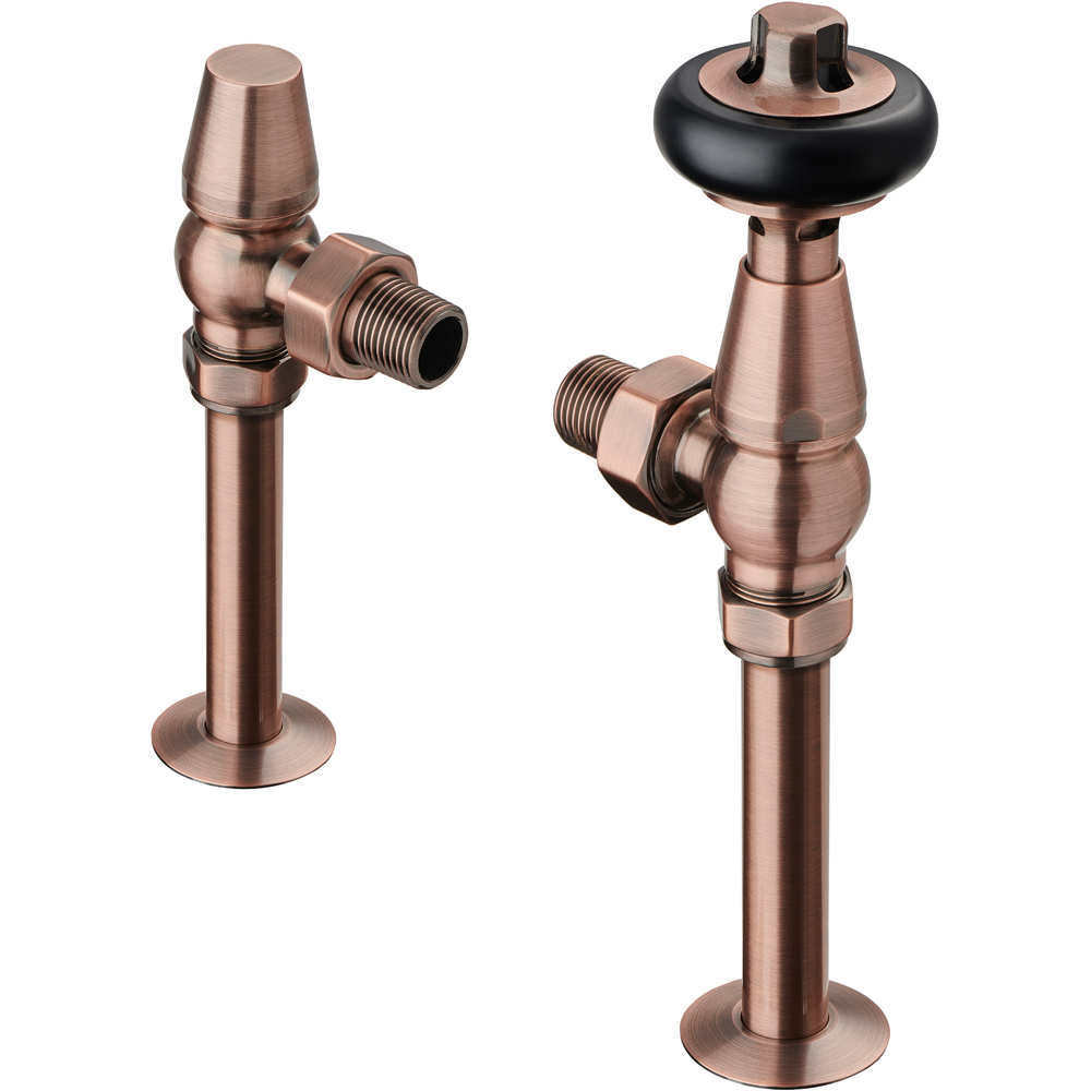 Terma Antique Copper Pipe Sleeving and Metal Collar Set 130mm Image 4