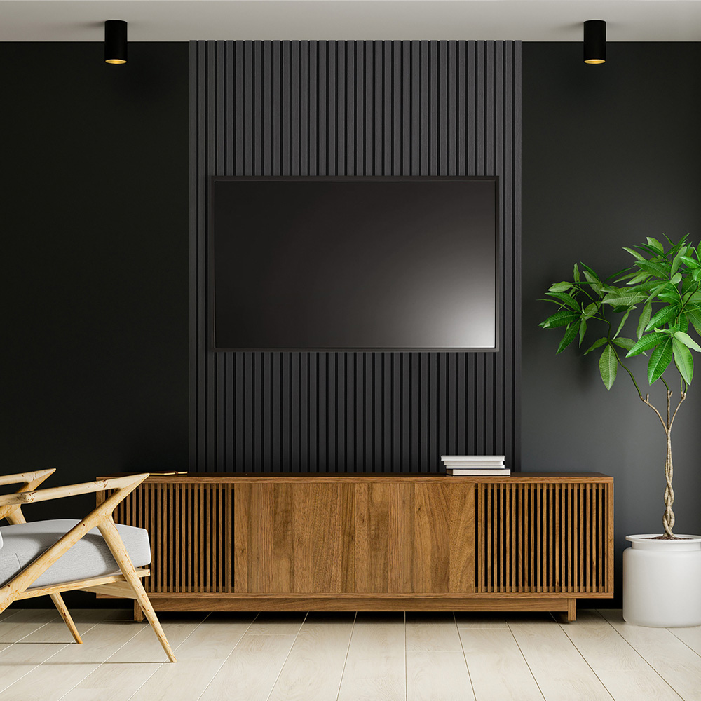 Fuse Acoustic Charcoal Oak Wooden Wall Panel 2.4 x 0.6m Image 5