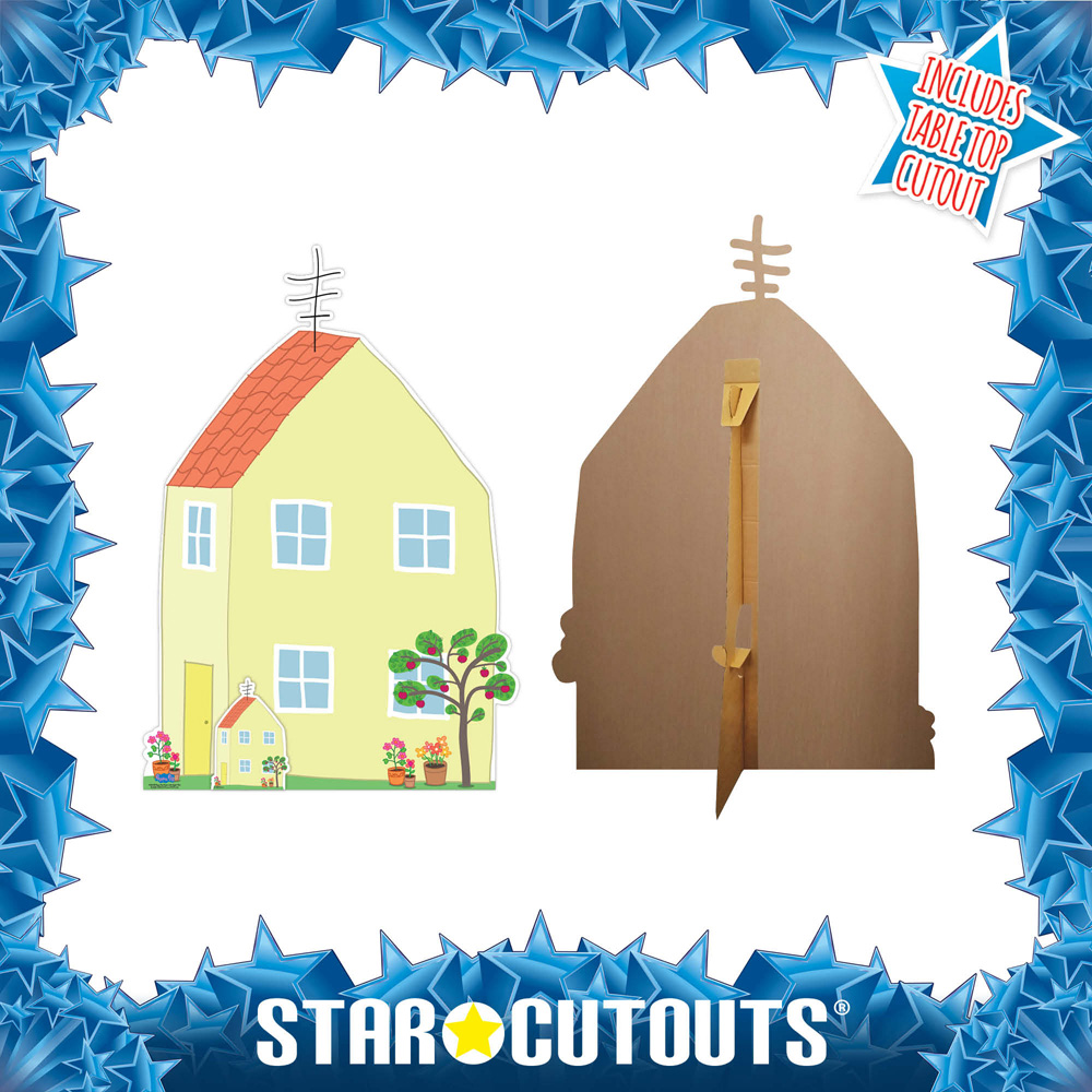 Star Cutouts Peppa Pig House with Apple Tree Cardboard Cutout 4.4ft Image 5