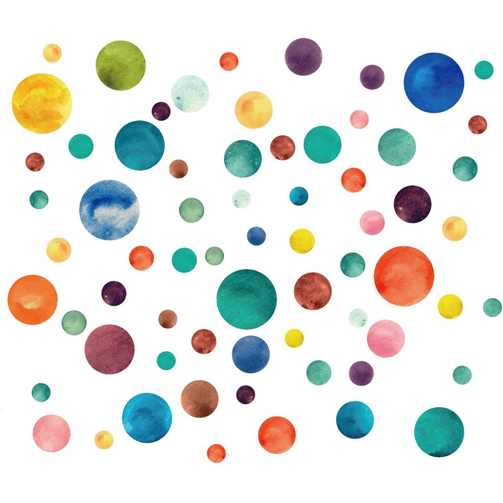 Walplus Kids Big Colourful Dots Self Adhesive Wall Stickers Image 6