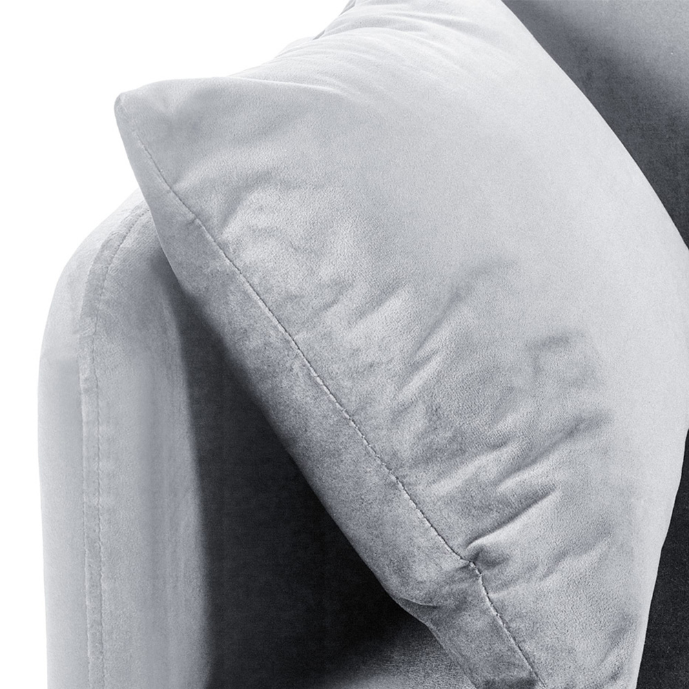 Julian Bowen Andi 3 Seater Grey Fabric Sofa Bed Image 6