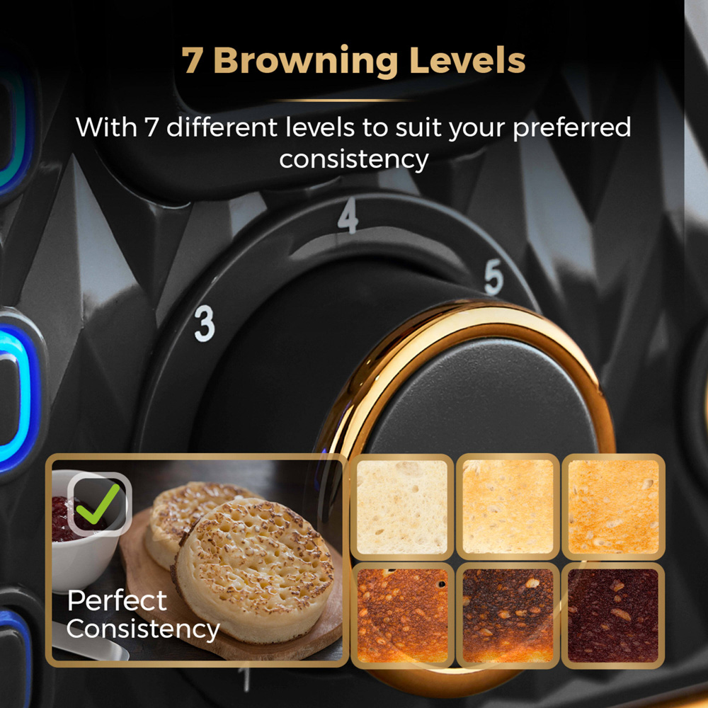 Tower Empire EEJB323 4 Slice Toaster and 1.7L Kettle Set Image 9