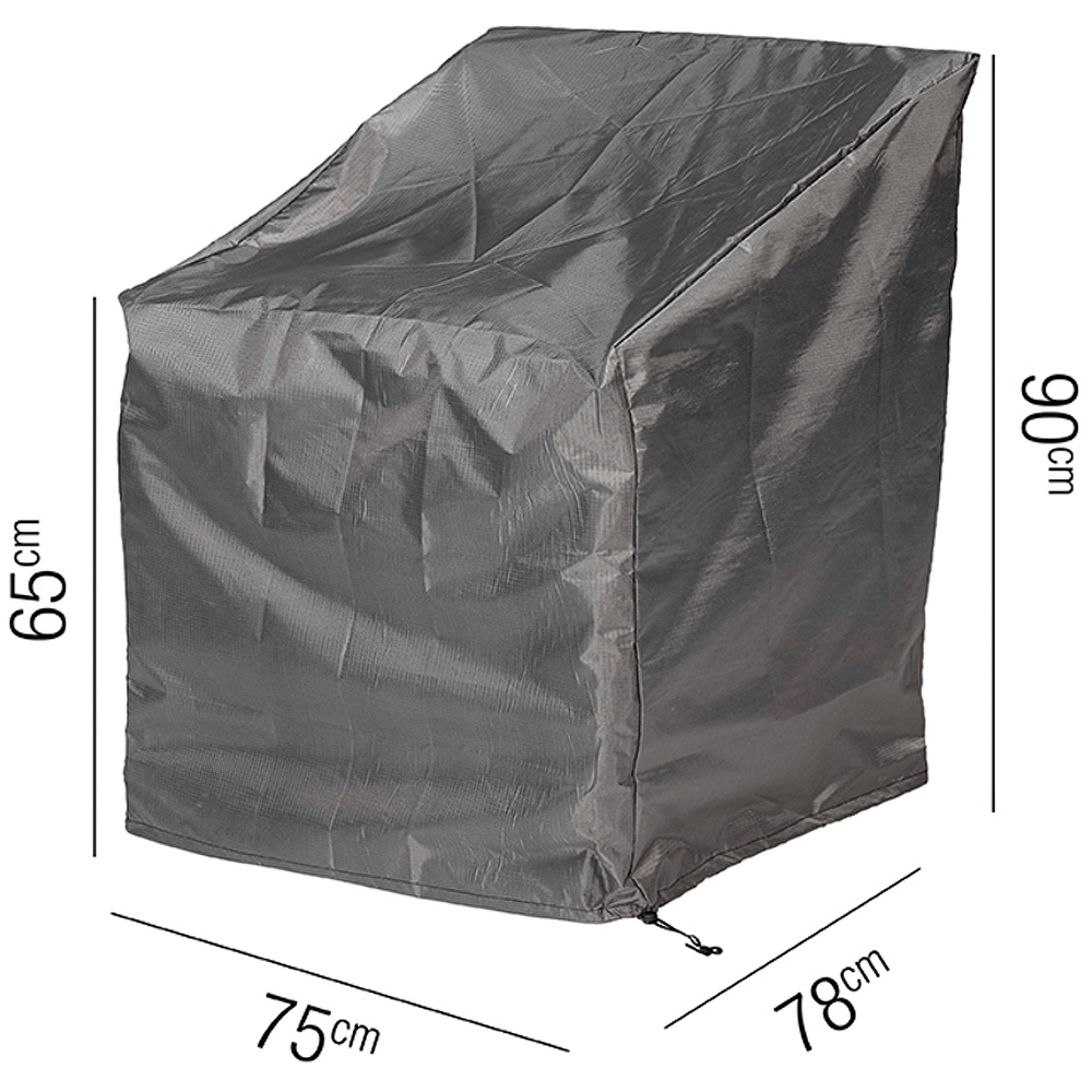 Platinum AeroCover Waterproof Outdoor High Back Chair Cover 90 x 75 x 78cm Image 6