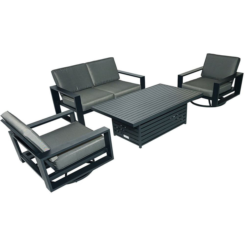 Furniture One 5 Seater Aluminium Garden Dining Set Image 3