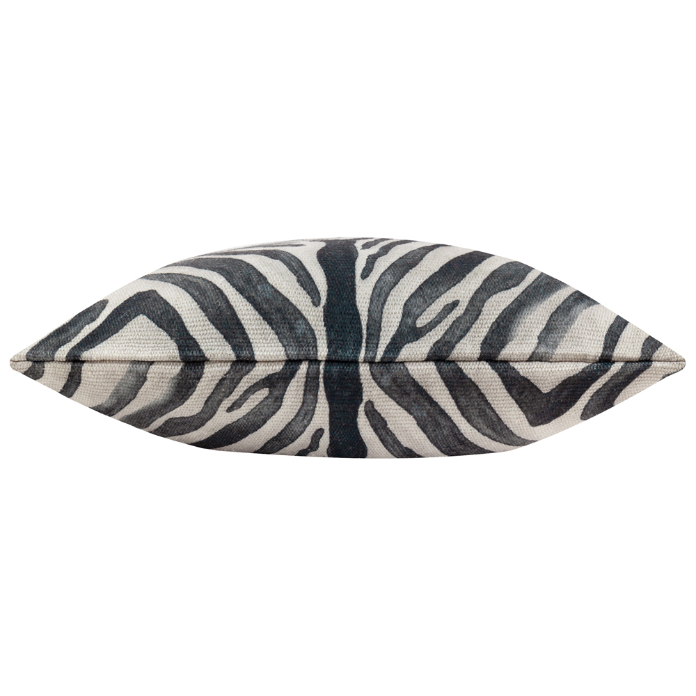 Paoletti Leopardis Multicolour Zebra Woven Polyester Filled Outdoor Cushion 59 x 59cm Image 2