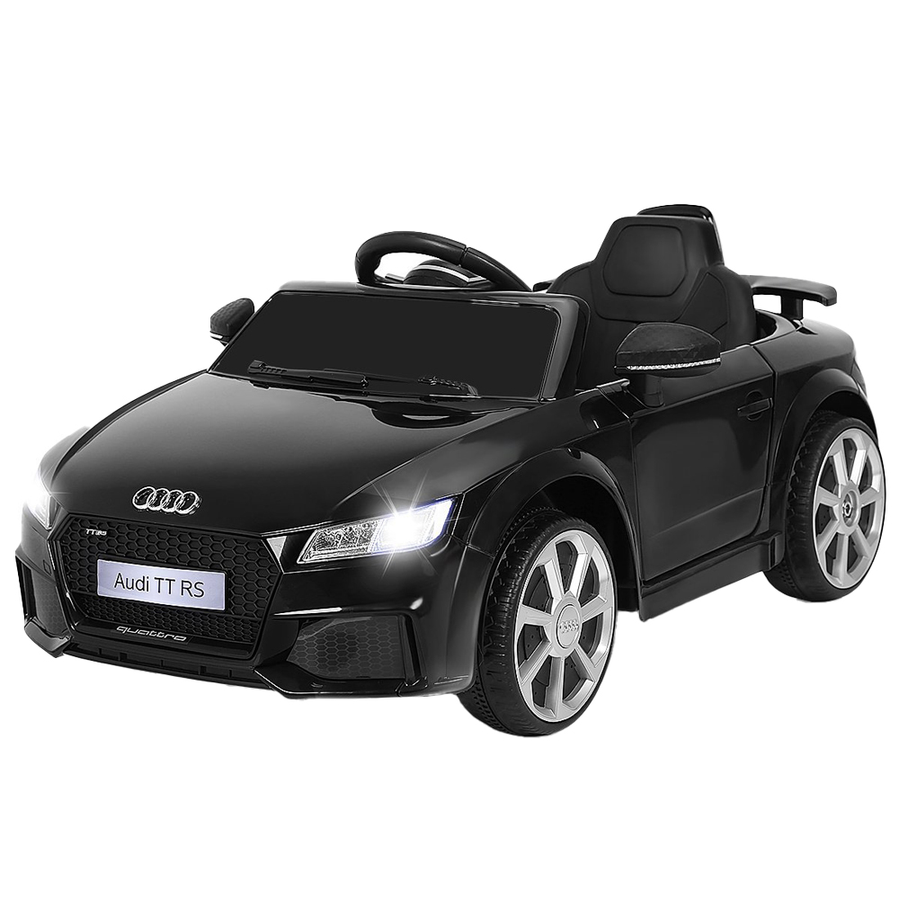 Costway Kids Black Licensed Audi TTRS Ride On Car with 2 Motors and MP3 Music 12V Image 1