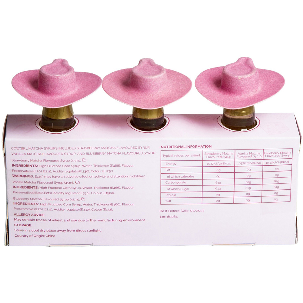 Cowgirl Matcha Syrups Set Image 3