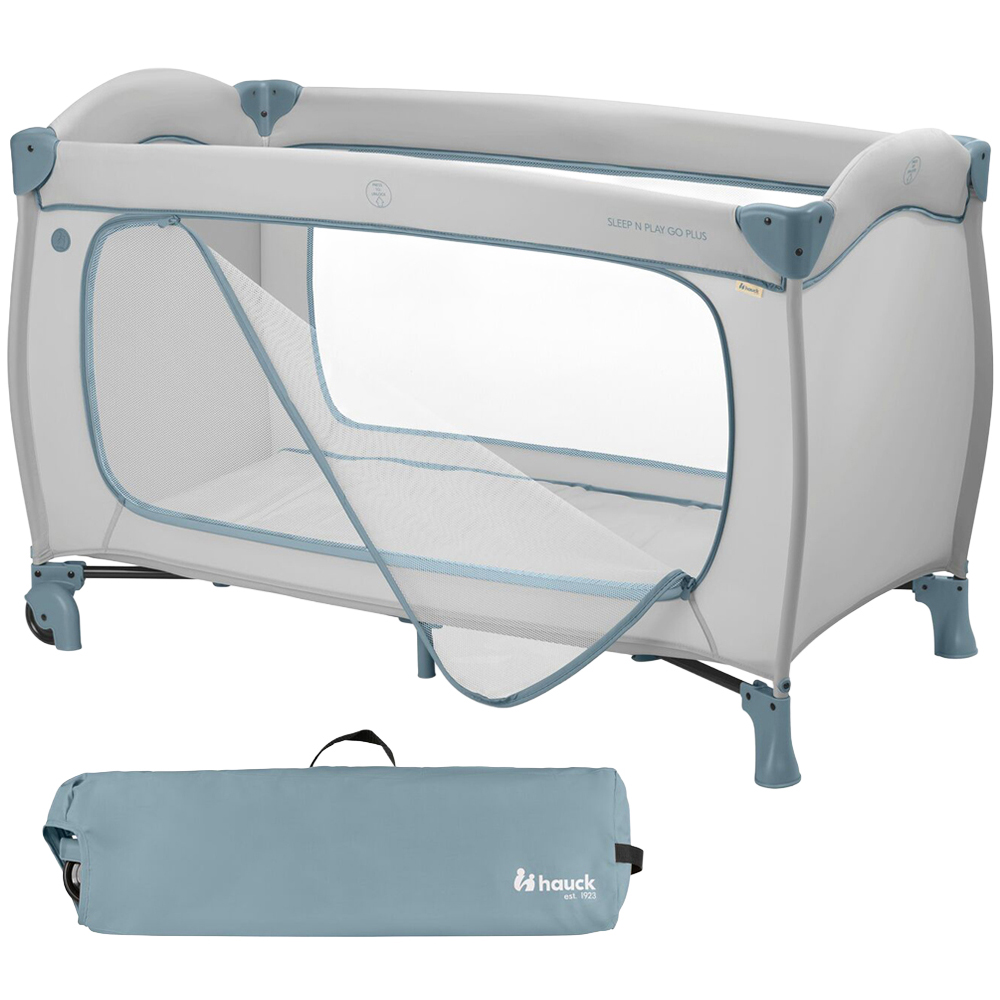 hauck Sleep N Play Go Plus - Dusty Blue Image 2