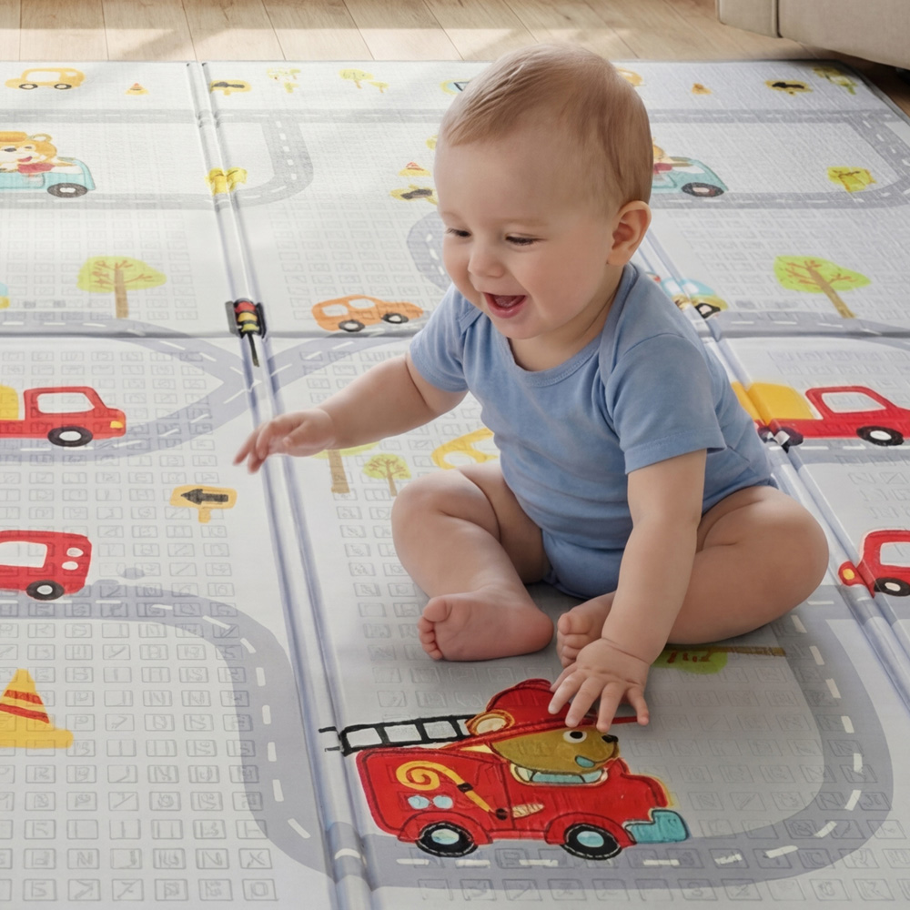 Liberty House Toys Alphabet and Roads Toddler Play Mat Image 5