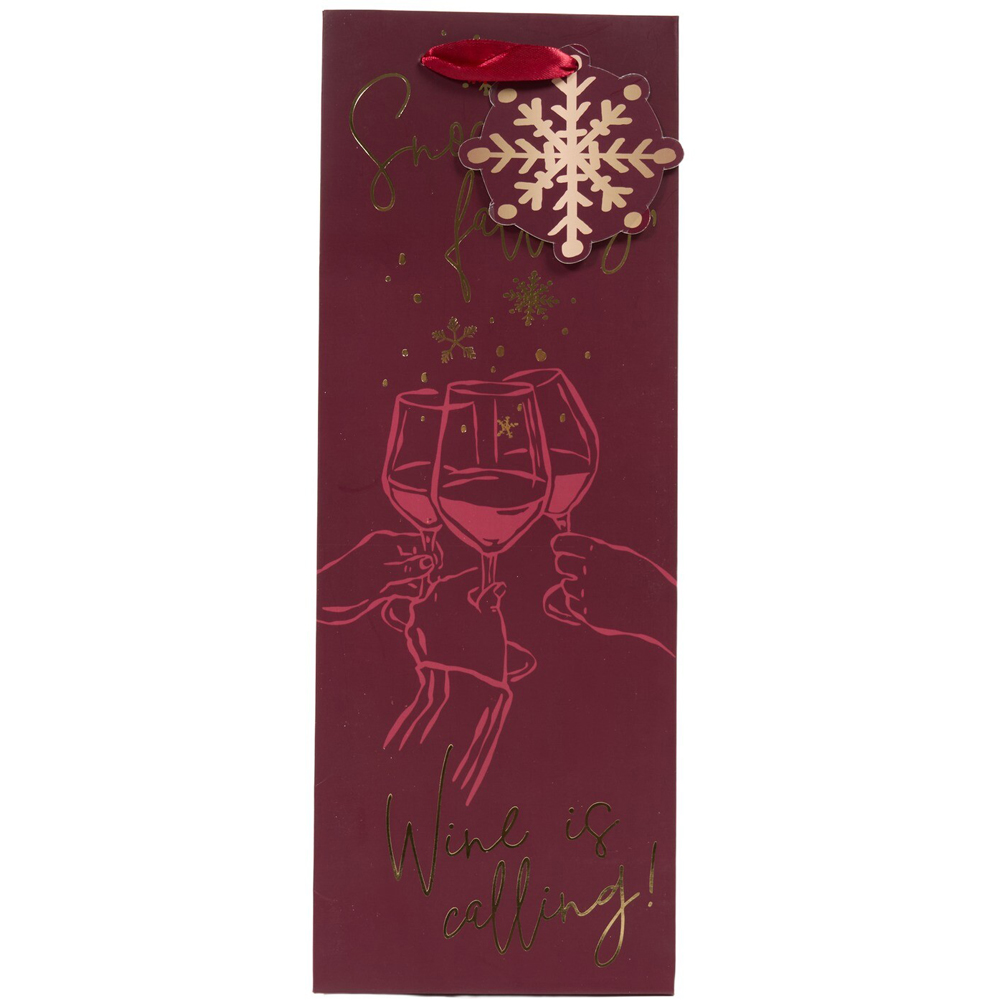 Snow Is Falling Bottle Bag Image 7