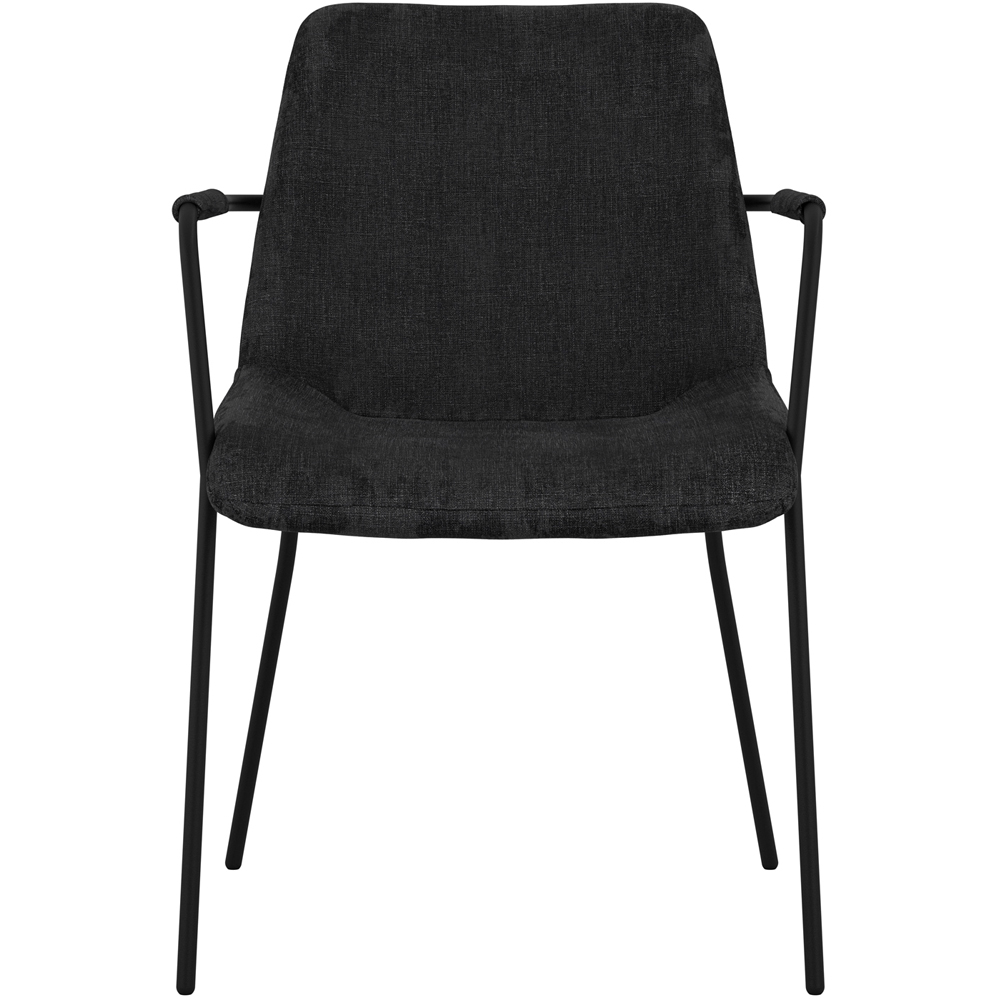 LPD Home Carlo Black Dining Chair Set of 2 Image 3