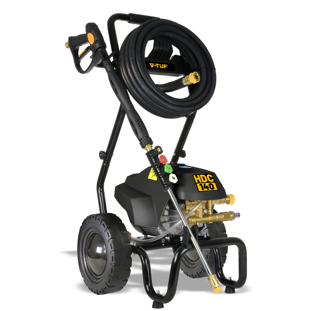 V-TUF HDC140 Professional Cold Electric Pressure Washer 140Bar with Cage Frame Image 2