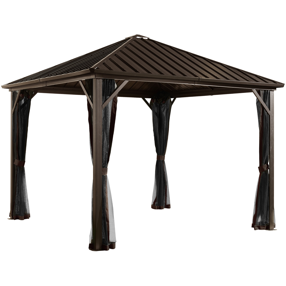 Sojag Dakota 3 x 3m Brown Gazebo Image 2