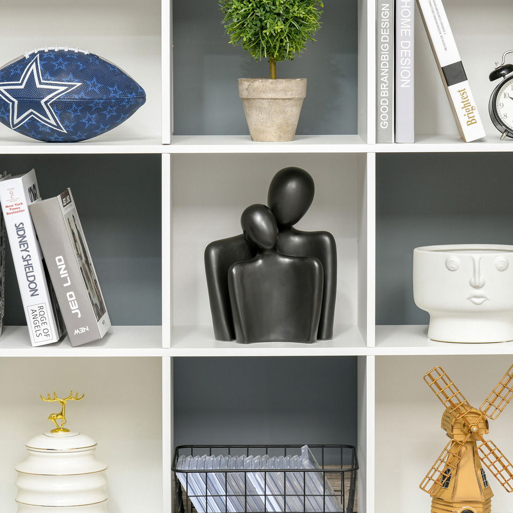 HOMCOM 9 Cube White Storage Cupboard Bookshelf Image 6