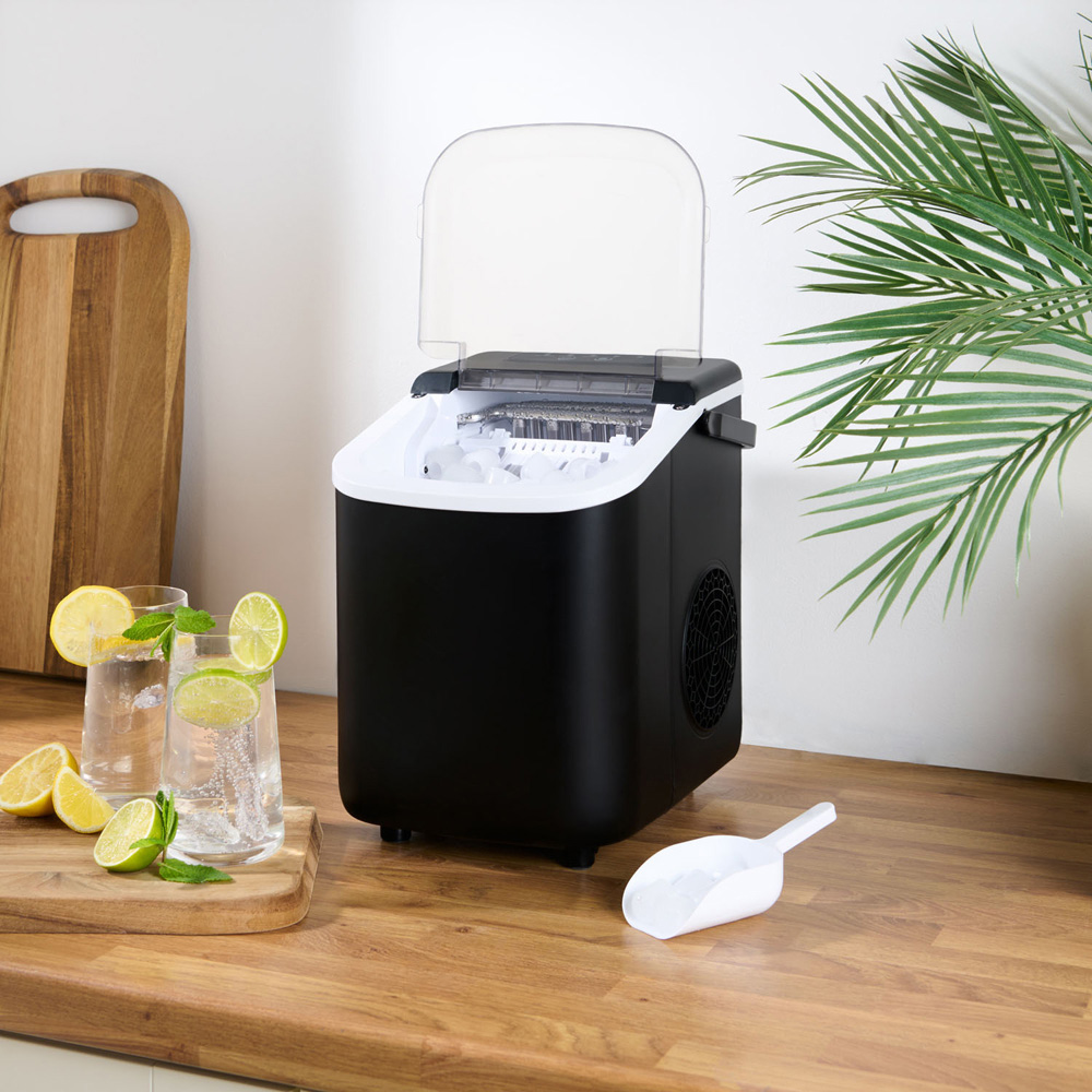 Kitchen Master Ice Cube Machine Black Image 2