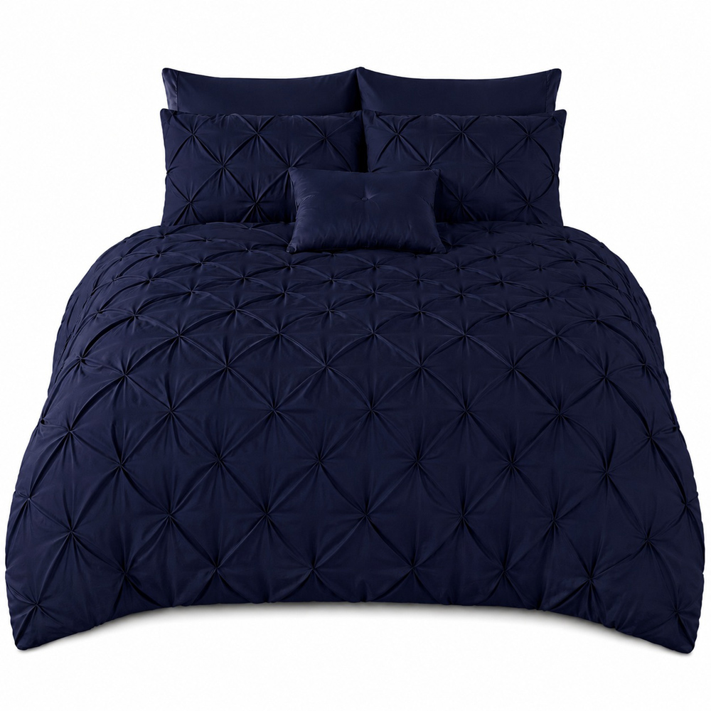 Smart Living Alford Single Navy Duvet Cover Set Image 2