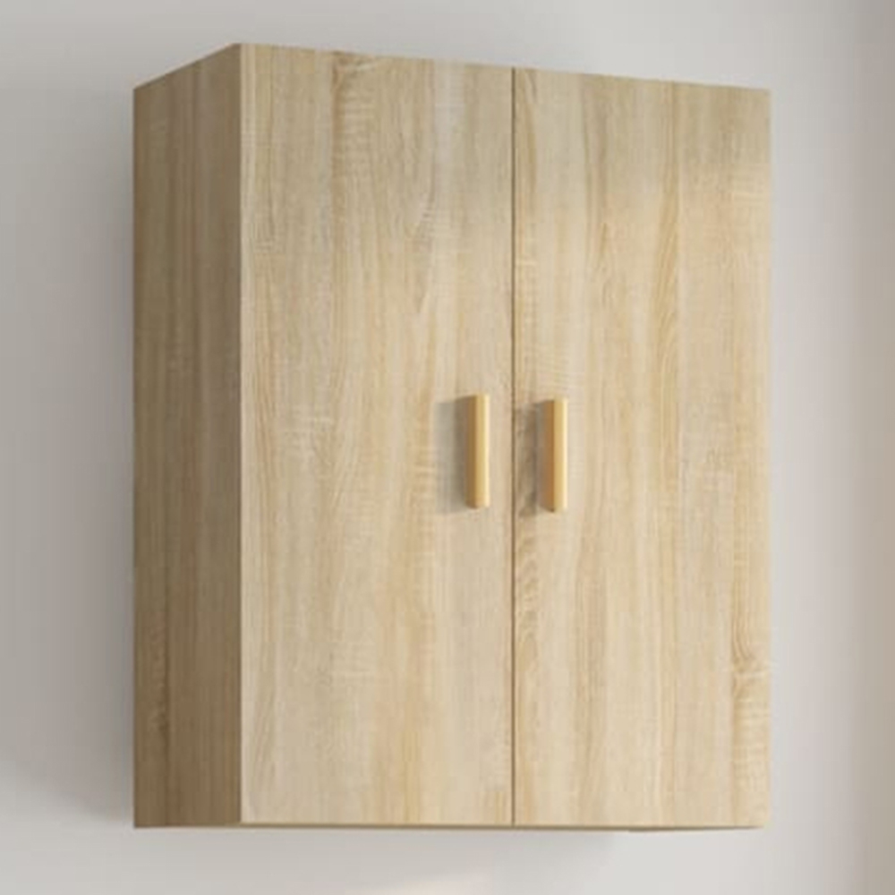 vidaXL 2 Door Sonoma Oak Hanging Wall Cabinet Image 1