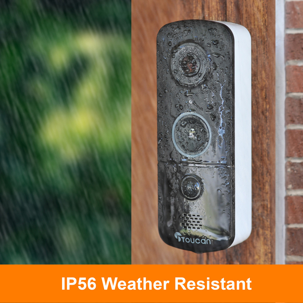 Toucan V3 Wireless Doorbell with S5 Solar Powered Wireless Camera Image 6